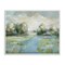 Stupell Industries Abstract Rural Meadow Stream Framed Giclee By Nan